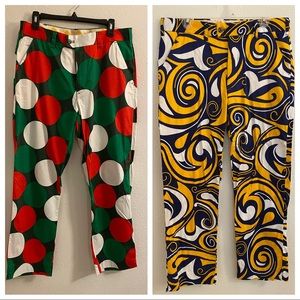 2 pairs of men’s Loudmouth Pants 34x30
